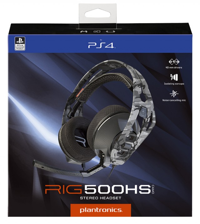PLANTRONICS – RIG 500HS Camo - Packshot