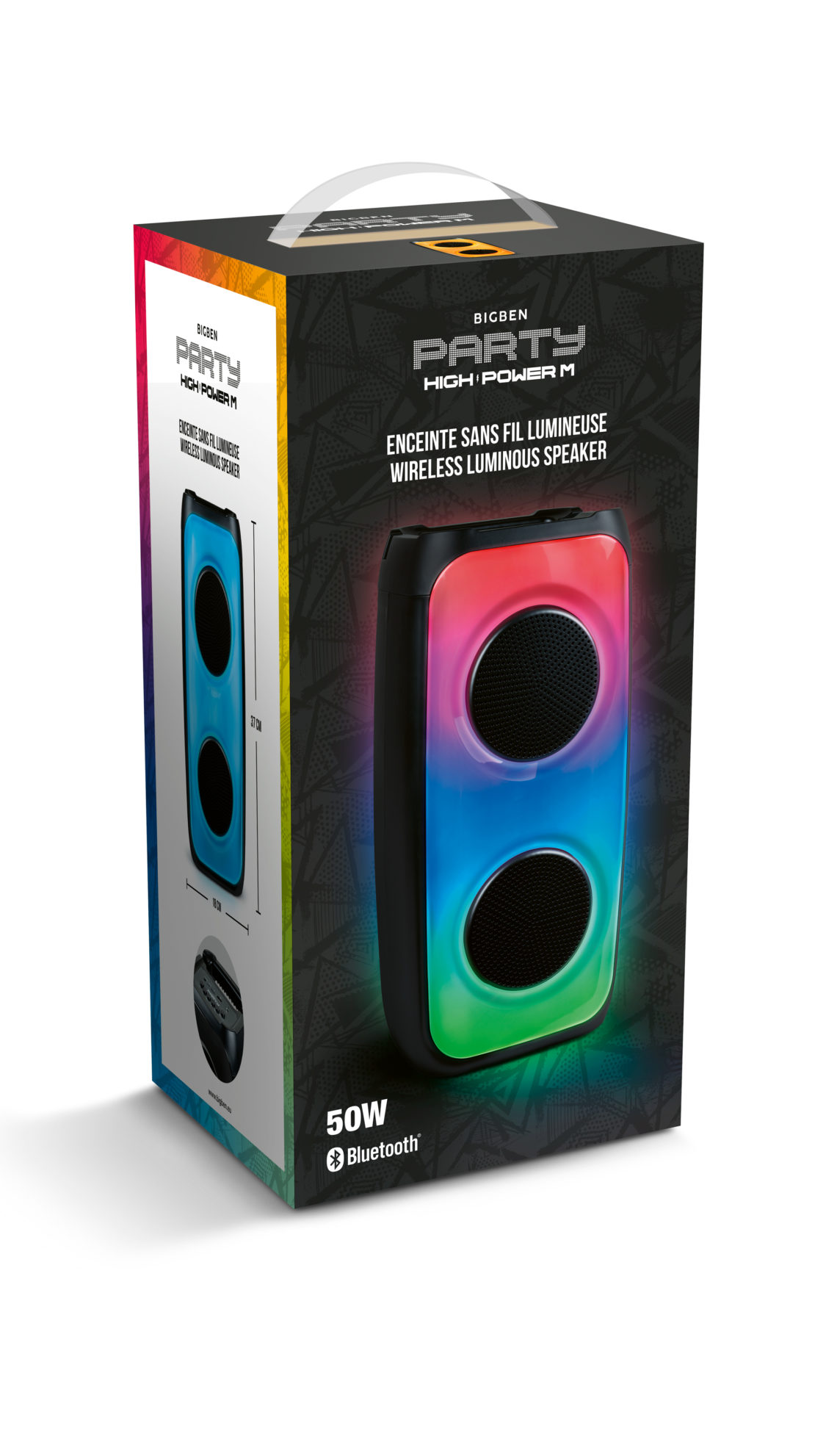 Bluetooth-Lautsprecher mit Lichteffekten – PARTYBTHPM | Bigben Interactive  Deutschland | Bigben | Audio | Bigben Party | Thomson | Nacon | RIG | Lautsprecher